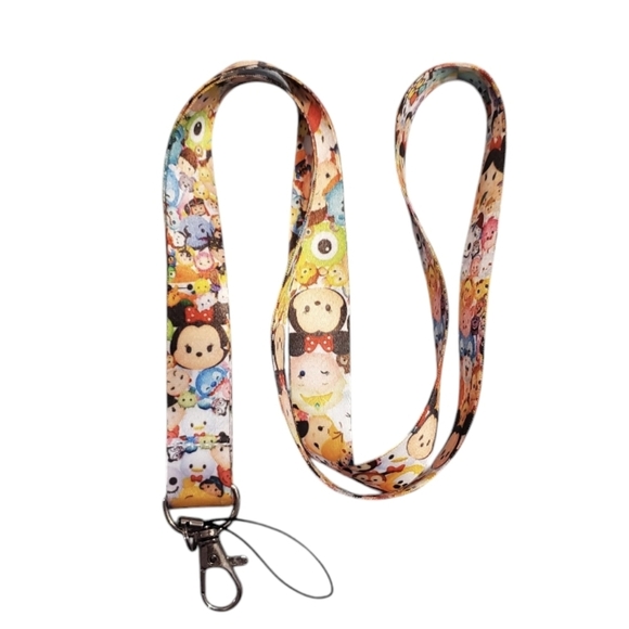 New Disney Tsum Tsum Characters Pins Lanyard Kids Adults Disney Parks - Picture 1 of 3